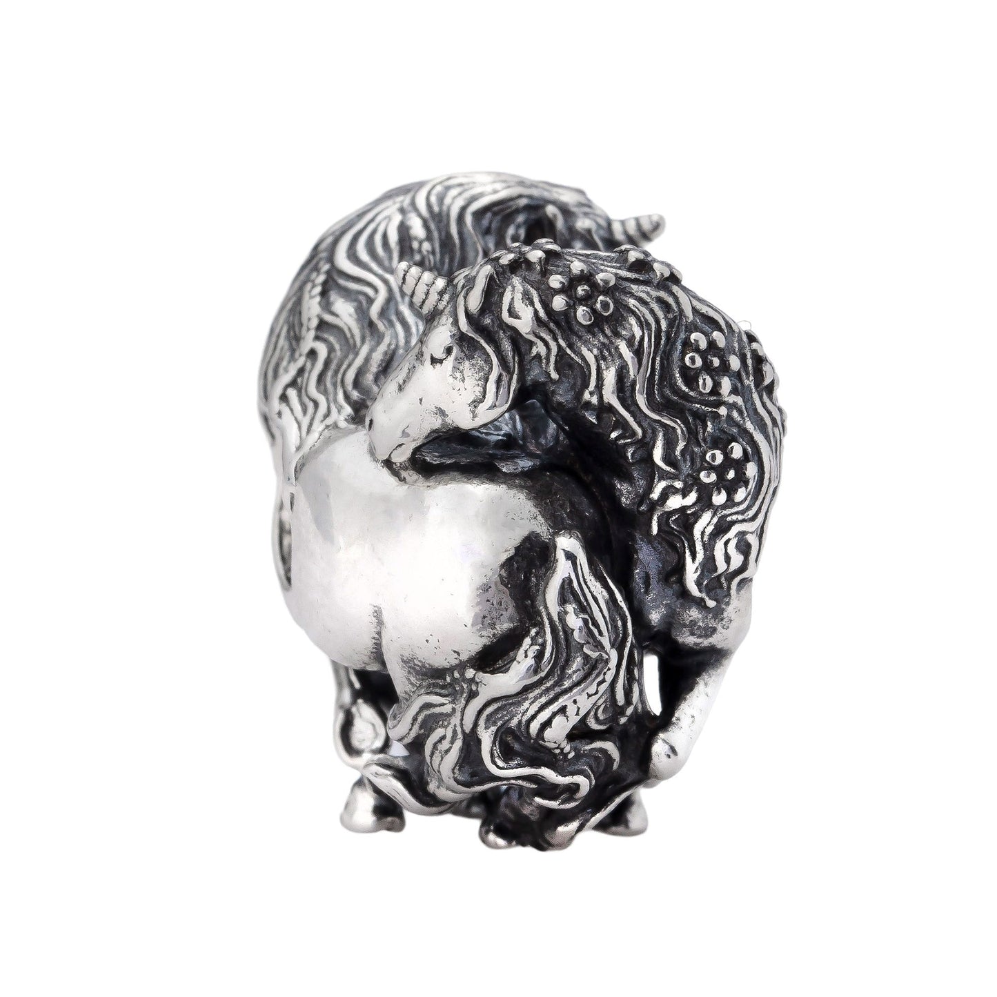 Elfbeads The Unicorns (S2410M11) silver glass Charm - The Alternative Bead official German Retailer. Buy 4 get 5 - free DHL Shipping for all orders above 150€