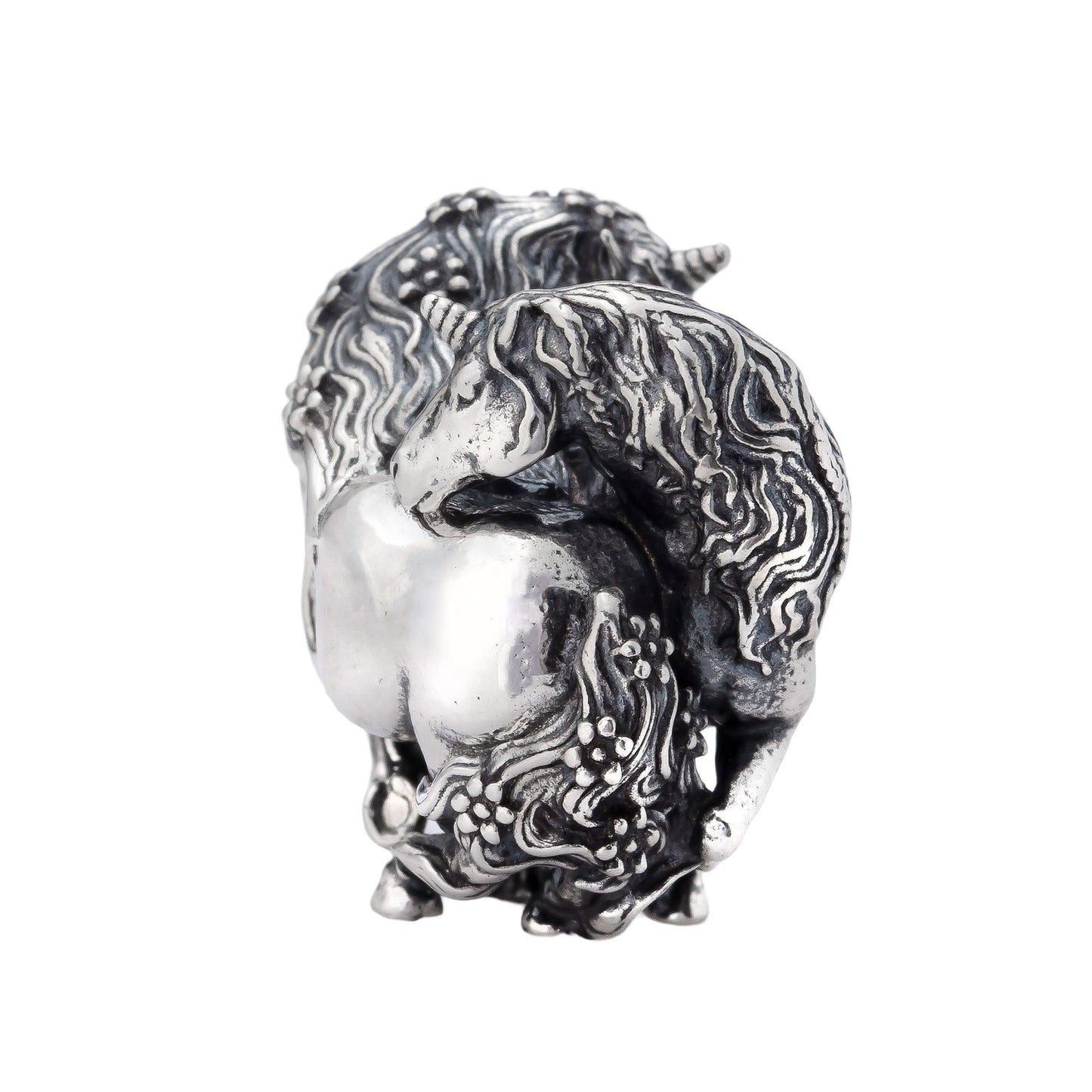 Elfbeads The Unicorns (S2410M11) silver glass Charm - The Alternative Bead official German Retailer. Buy 4 get 5 - free DHL Shipping for all orders above 150€