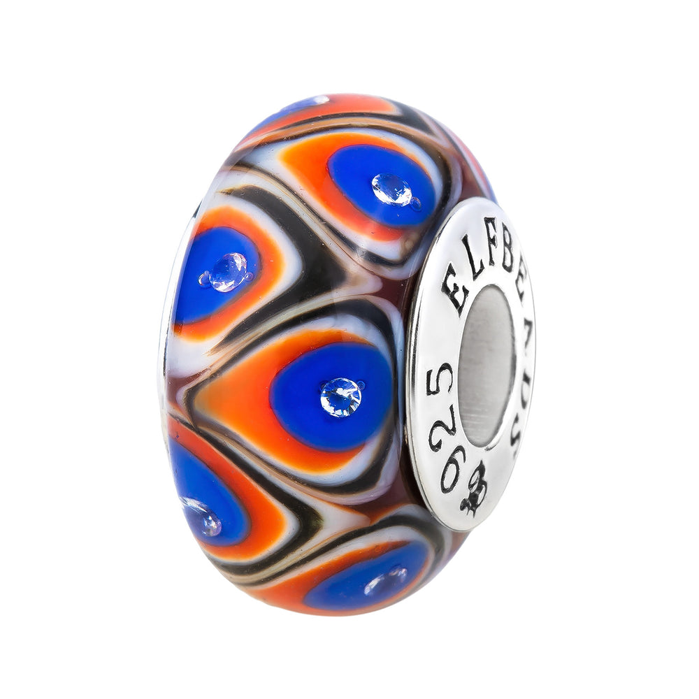 Elfbeads Turkey Feather Monroe (G230903) glass Bead - The Alternative Bead official German Retailer. Buy 4 get 5 - free DHL Shipping for all orders above 150 ?