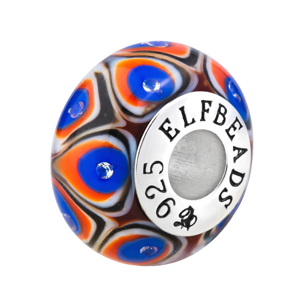Elfbeads Turkey Feather Monroe (G230903) glass Bead - The Alternative Bead official German Retailer. Buy 4 get 5 - free DHL Shipping for all orders above 150 ?
