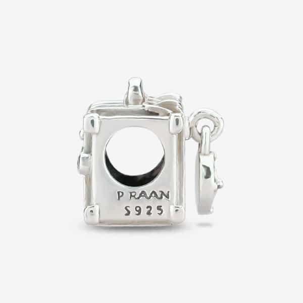 Praan Vintage Suitcase Charm silver sterling-silver Bead by The Alternative Bead. Your official Praan Retailer from Germany