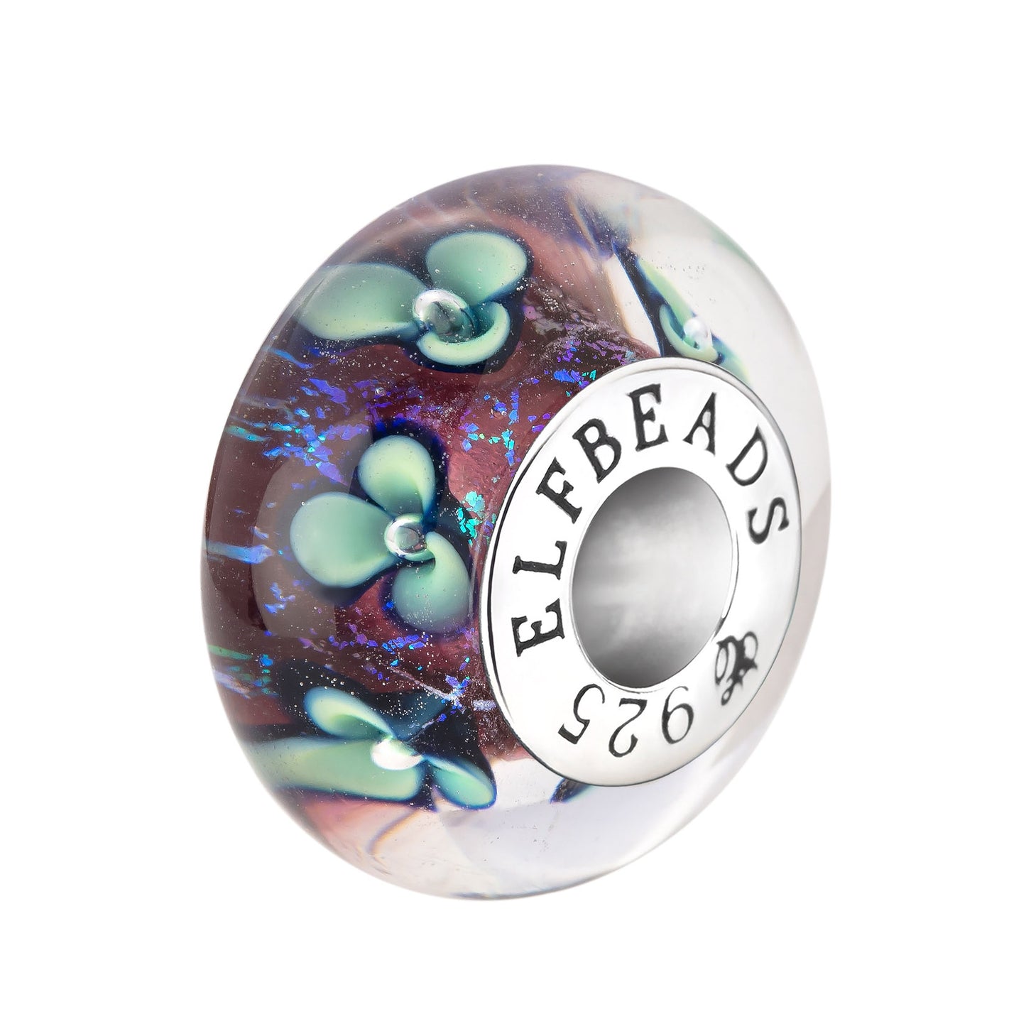 Elfbeads Violet Meadow Petals Bead by The Alternative Bead. Your official Elfbeads Retailer from Germany