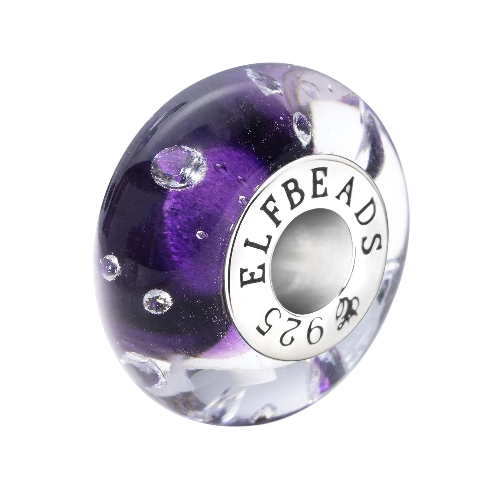 Elfbeads Violet Monroe purple glass Bead by The Alternative Bead. Your official Elfbeads Retailer from Germany