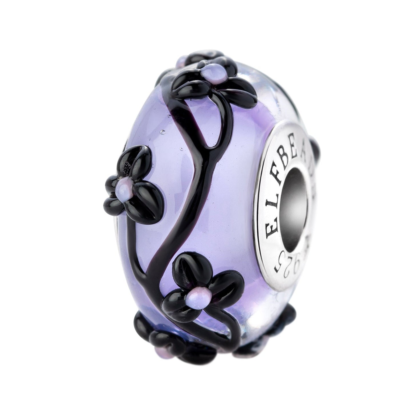 Elfbeads Violet Radiance Flowertwig glass Bead by The Alternative Bead. Your official Elfbeads Retailer from Germany