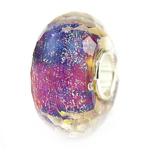 Elfbeads Violet Stardust Fractal sterling-silver; glass Bead by The Alternative Bead. Your official Elfbeads Retailer from Germany