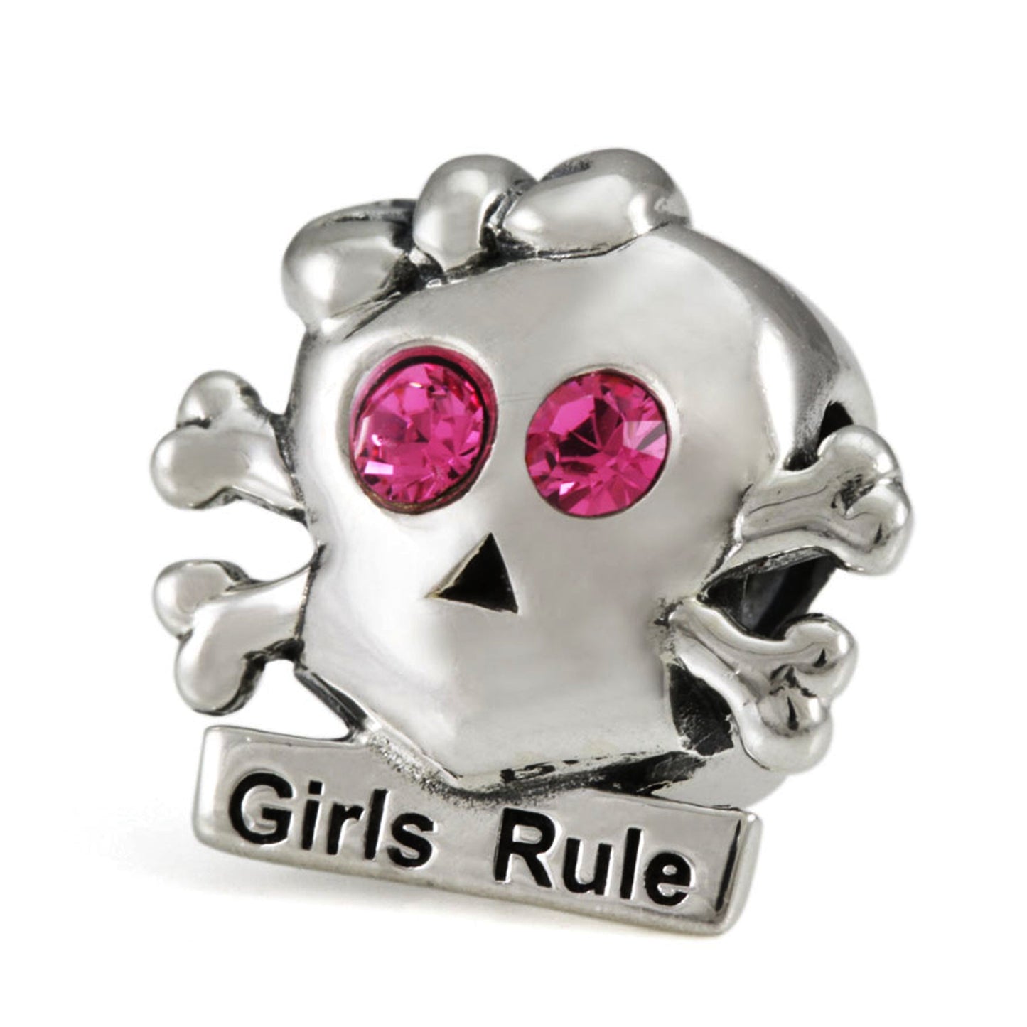 OHM Beads Girls Rule (Retired) (WHA012) sterling-silver Bead The Alternative Bead