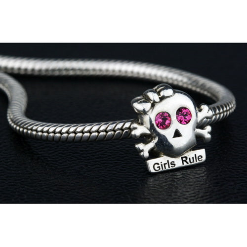 OHM Beads Girls Rule (Retired) (WHA012) sterling-silver Bead The Alternative Bead
