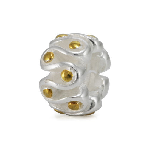 OHM Beads Candy Ribbon (Retired) (WHB029SG) sterling-silver Bead The Alternative Bead