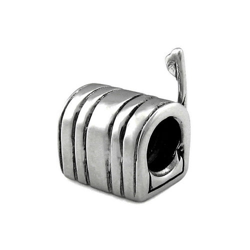 OHM Beads Mailbox (Retired) (WHB066) sterling-silver Bead The Alternative Bead