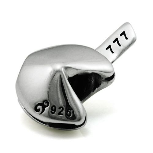 OHM Beads Fortune Cookie (Retired) (WHB069) sterling-silver Bead The Alternative Bead