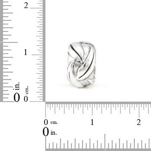 OHM Beads Eucalyptus Leaf (WHQ029) sterling-silver Bead The Alternative Bead
