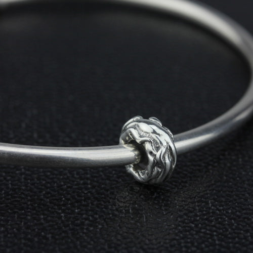 OHM Beads Fire-ish sterling-silver Bead The Alternative Bead