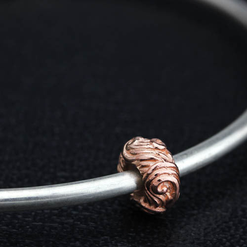 OHM Beads Water-ish (Blush) (WHC003R) sterling-silver Bead The Alternative Bead