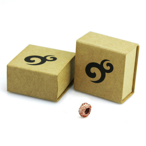 OHM Beads Water-ish (Blush) (WHC003R) sterling-silver Bead The Alternative Bead