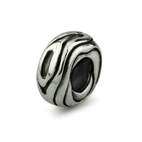 OHM Beads Wood-ish sterling-silver Bead The Alternative Bead