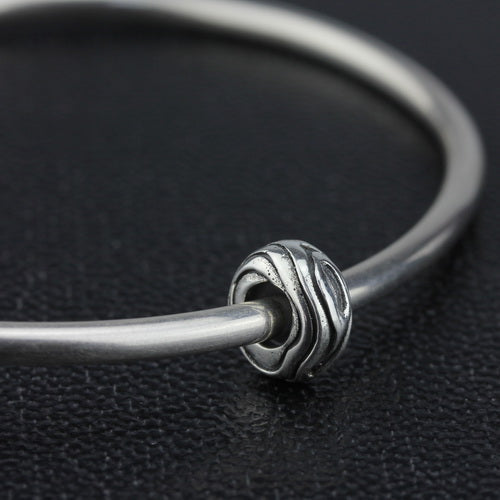 OHM Beads Wood-ish sterling-silver Bead The Alternative Bead