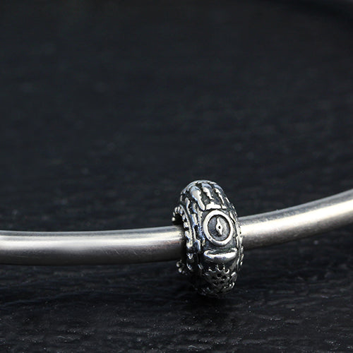 OHM Beads Tesla Coil-ish sterling-silver Bead The Alternative Bead