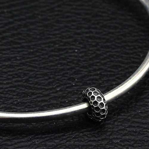 OHM Beads Hive-ish sterling-silver Bead The Alternative Bead