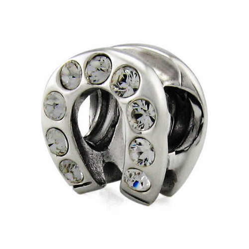 OHM Beads Lucky Horseshoe (Retired) (WHD04804) sterling-silver Bead The Alternative Bead
