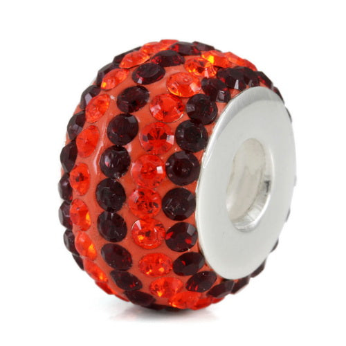 OHM Beads Team Colors (Retired) (WHD10705) sterling-silver Bead The Alternative Bead