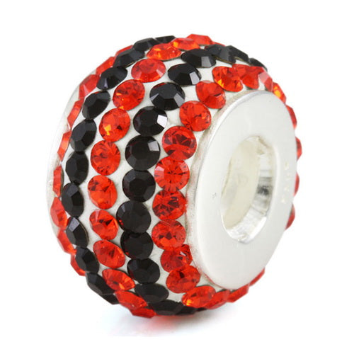 OHM Beads Team Colors (Retired) (WHD10705) sterling-silver Bead The Alternative Bead