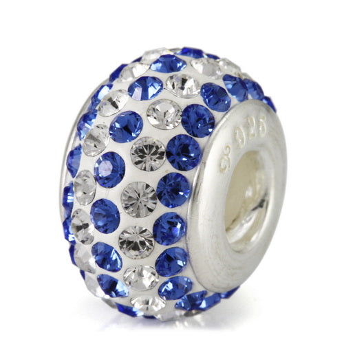 OHM Beads Team Colors (Retired) (WHD10705) sterling-silver Bead The Alternative Bead