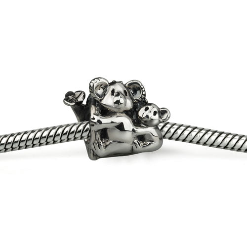 OHM Beads Koala Family (Retired) (WHF053) sterling-silver Bead The Alternative Bead