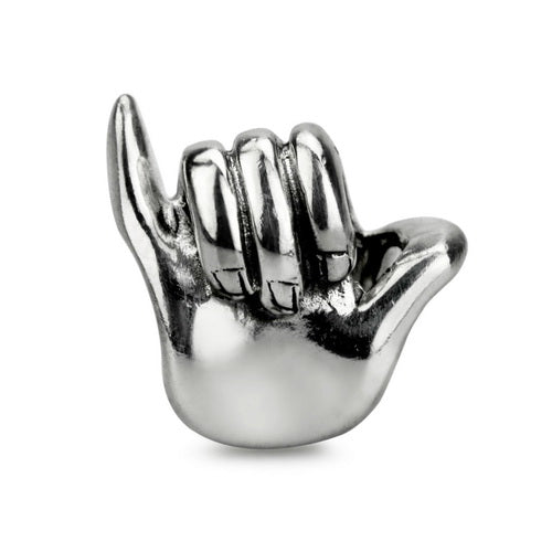 OHM Beads Hang Loose (Retired) (WHI033) sterling-silver Bead The Alternative Bead