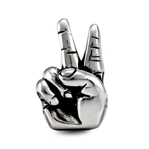 OHM Beads Peace (Retired) (AAM916) sterling-silver Bead The Alternative Bead