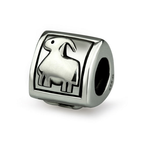 OHM Beads Aries (Retired) (AAO003) sterling-silver Bead The Alternative Bead