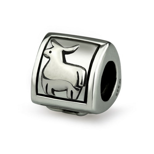OHM Beads Taurus (Retired) (AAO004) sterling-silver Bead The Alternative Bead