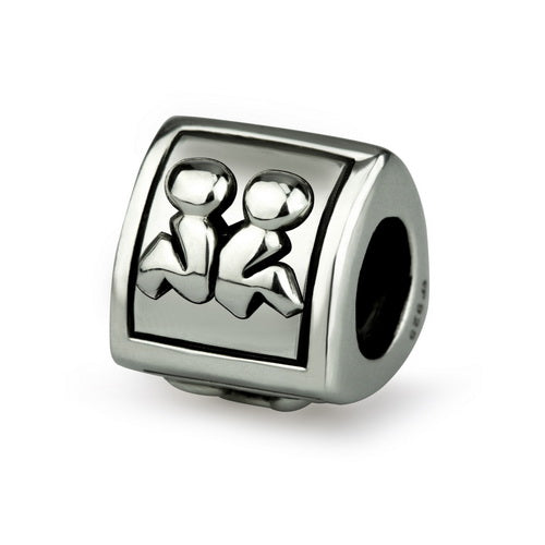OHM Beads Gemini (Retired) (AAO005) sterling-silver Bead The Alternative Bead
