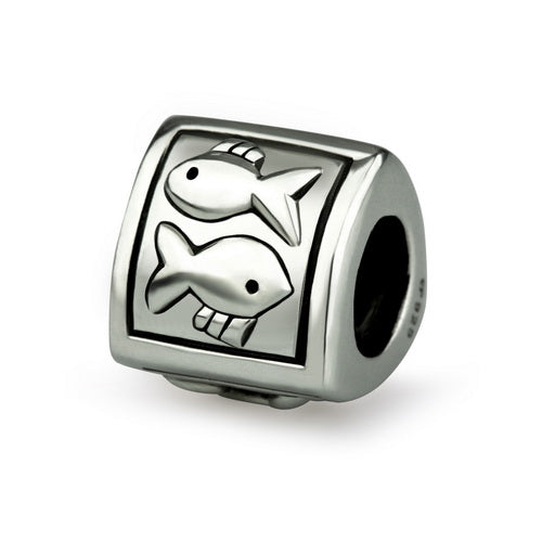 OHM Beads Pisces (Retired) (AAO002) sterling-silver Bead The Alternative Bead