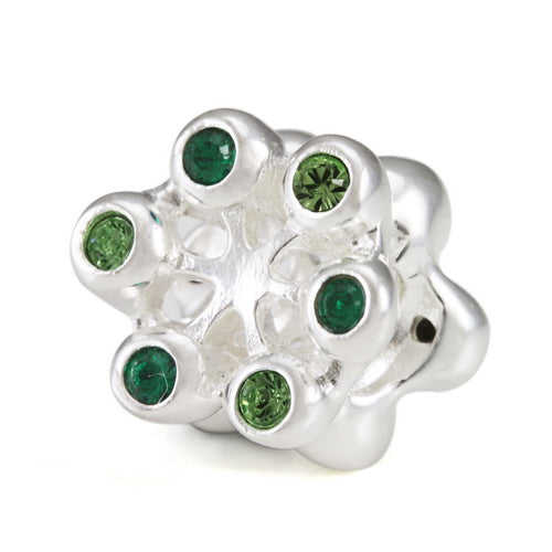 OHM Beads Green Ferris Wheel (Retired) (WHJ02905) sterling-silver Bead The Alternative Bead