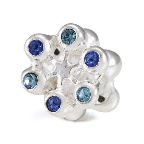 OHM Beads Blue Ferris Wheel (Retired) (WHJ02909) sterling-silver Bead The Alternative Bead