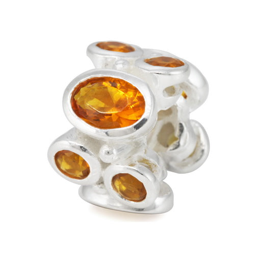 OHM Beads Nov. Shimmering (Retired) (WHJ03811) sterling-silver Bead The Alternative Bead
