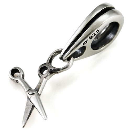 OHM Beads Scissors (Retired) (WHQ031) sterling-silver Bead The Alternative Bead