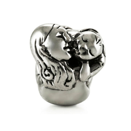 OHM Beads Mother Embraces Child (Retired) (WHR015) sterling-silver Bead The Alternative Bead