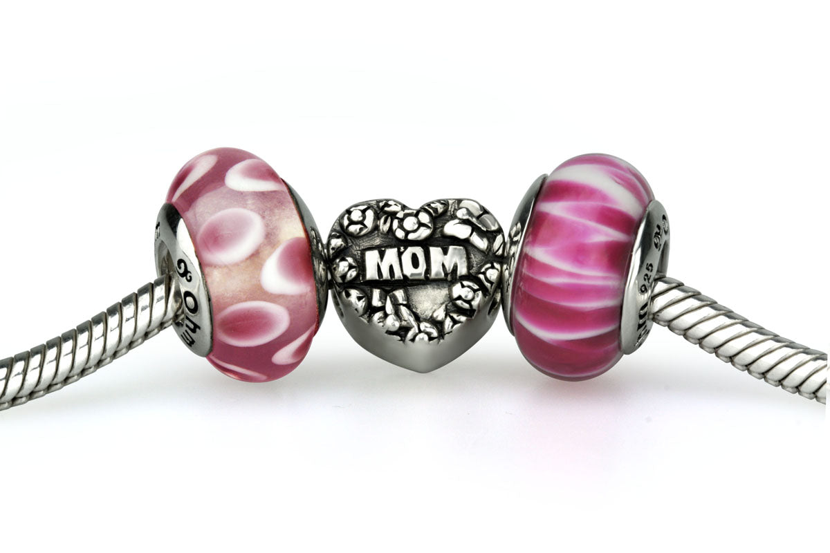 OHM Beads Love Mom (Retired) sterling-silver Bead The Alternative Bead