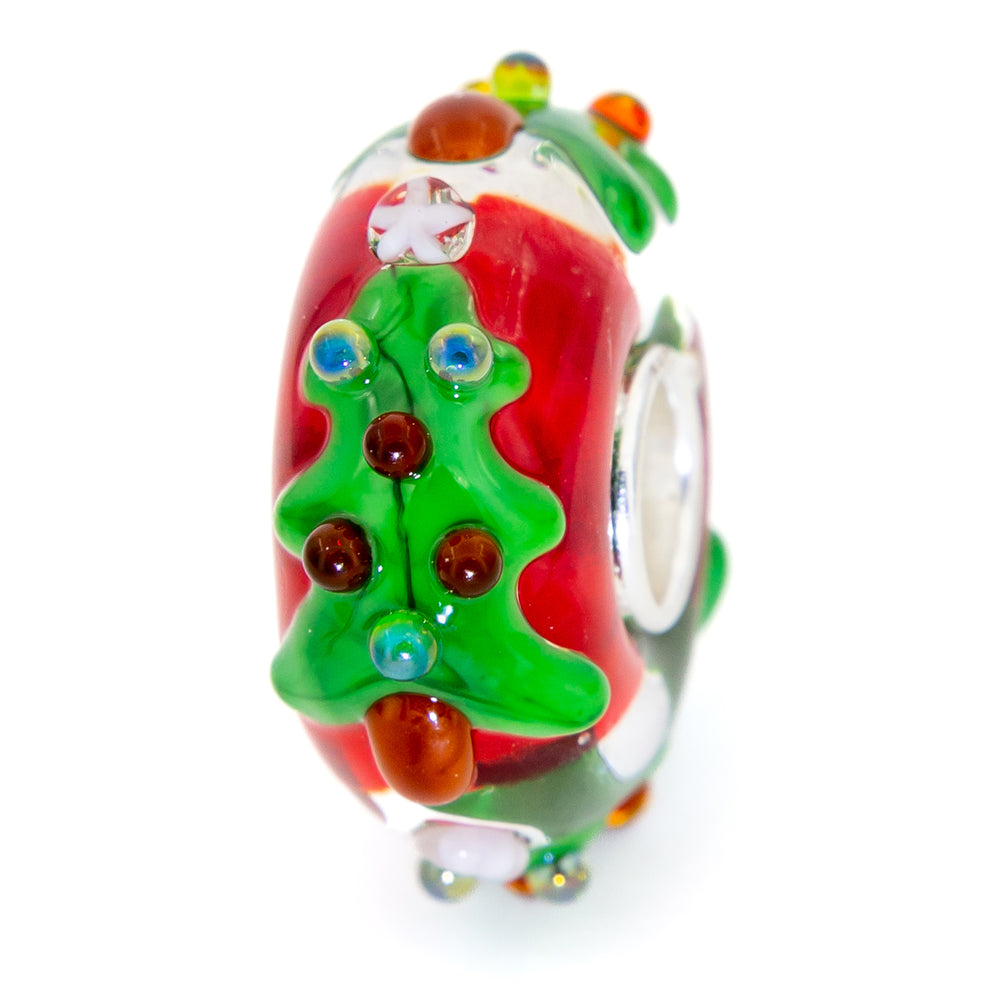 Elfbeads Warm Christmas Trees glass Charm - The Alternative Bead official German Retailer. Buy 4 get 5 - free DHL Shipping for all orders above 150€