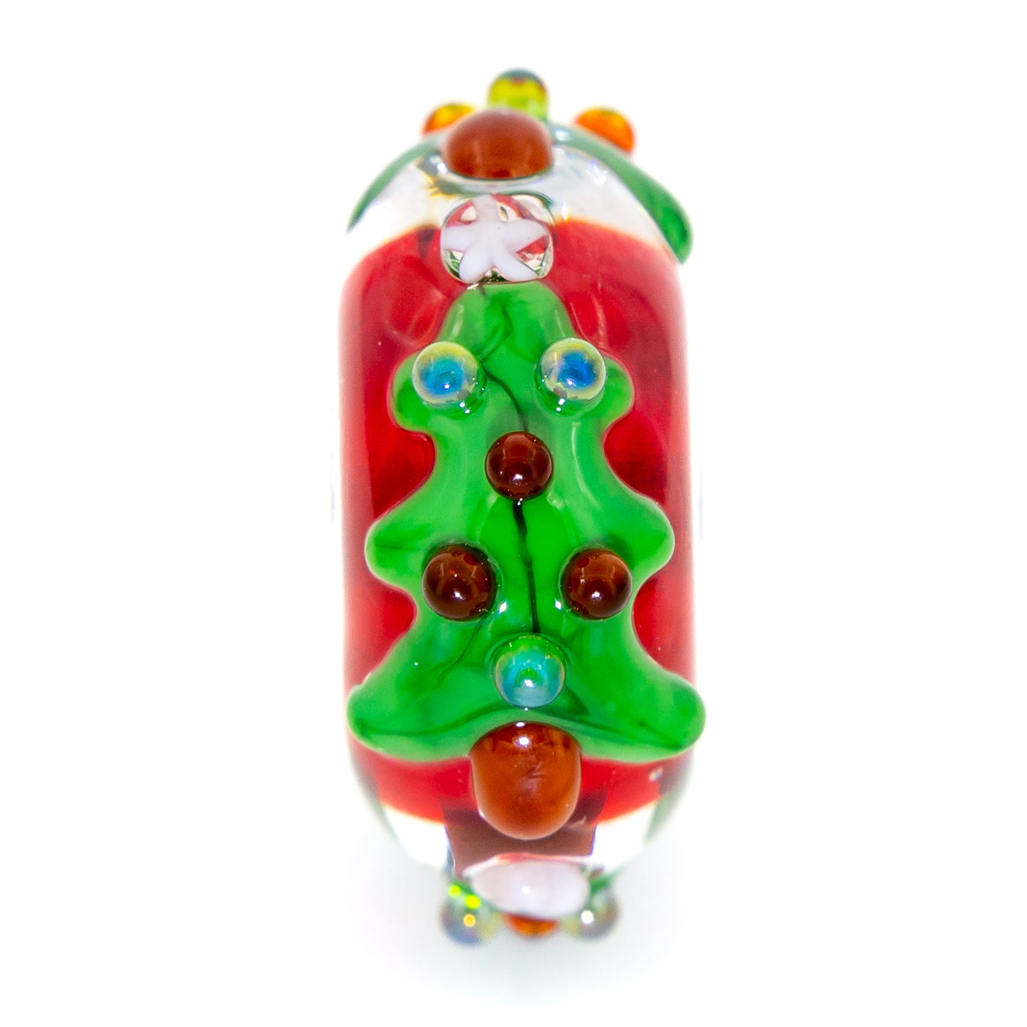 Elfbeads Warm Christmas Trees glass Charm - The Alternative Bead official German Retailer. Buy 4 get 5 - free DHL Shipping for all orders above 150€