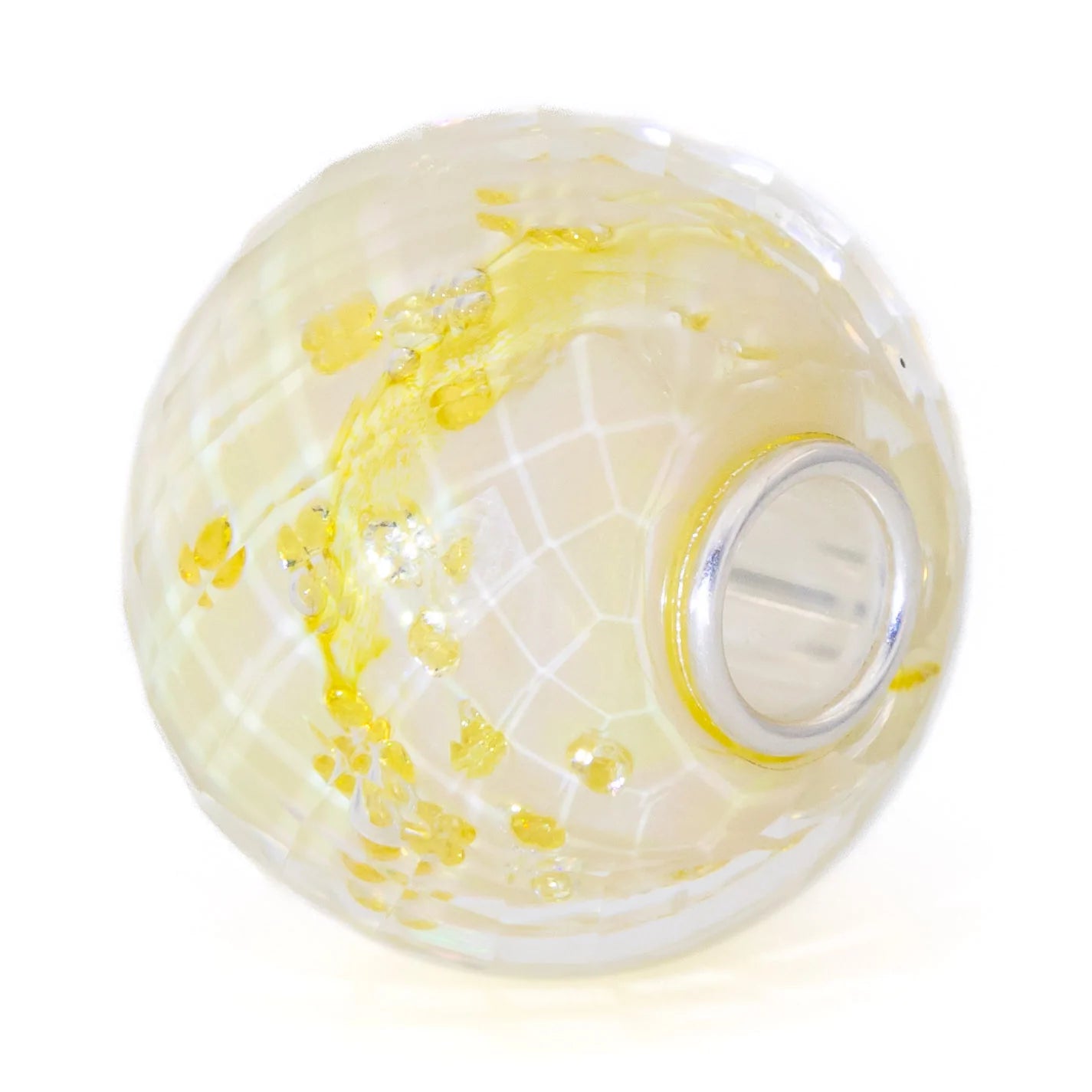 Elfbeads White Dwarf Galaxy World Fractal (G211210) glass Charm - The Alternative Bead official German Retailer. Buy 4 get 5 - free DHL Shipping for all orders above 150€