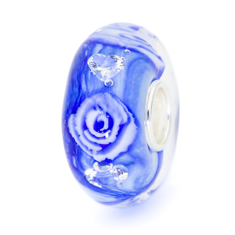 Elfbeads Winter Rose Monroe glass Bead by The Alternative Bead. Your official Elfbeads Retailer from Germany