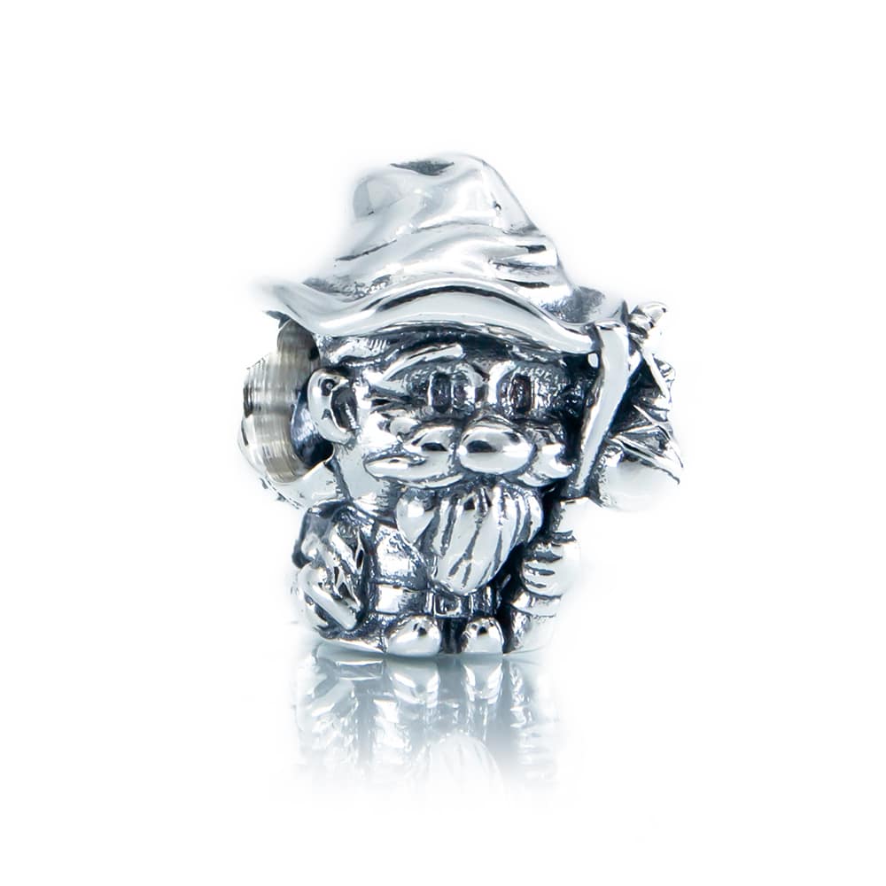 Aurora Charm Wise Sorcerer Wizard Charm silver sterling-silver Bead by The Alternative Bead. Your official Aurora Charm Retailer from Germany
