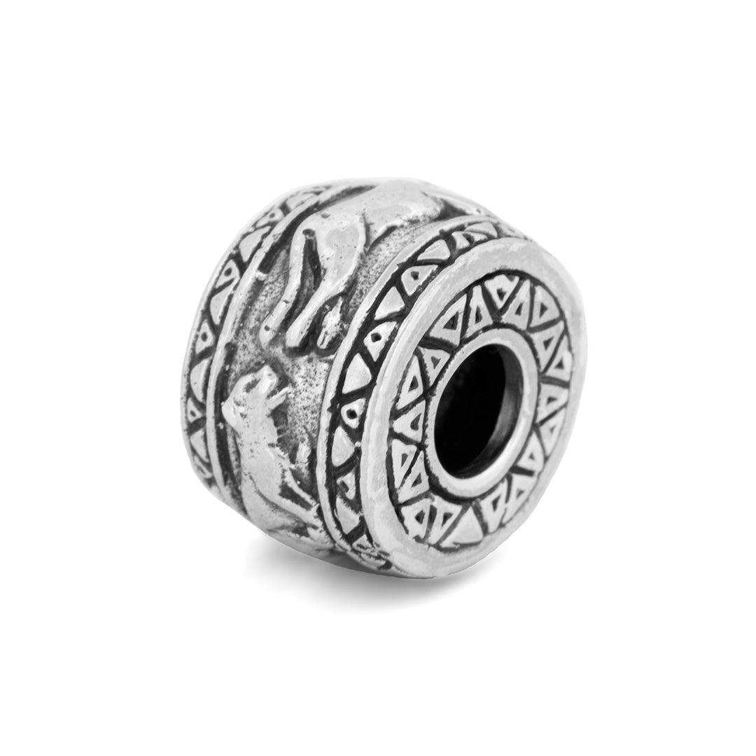 Black Raven Beads Cheetah Running silver sterling-silver Bead by The Alternative Bead. Your official Black Raven Beads Retailer from Germany