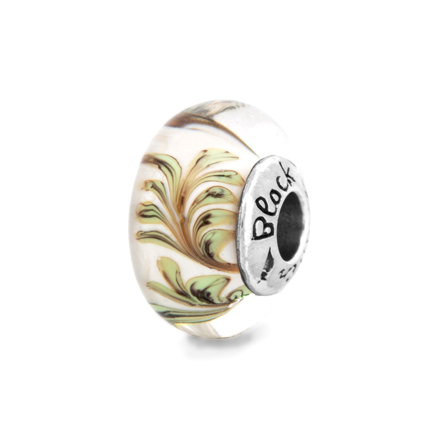 Black Raven Beads Rosemary Glass white; brown glass Bead by The Alternative Bead. Your official Black Raven Beads Retailer from Germany