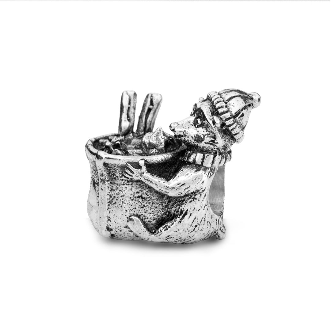 Black Raven Beads Hot Chocholate Raccoon silver sterling-silver Charm by The Alternative Bead. Your official Black Raven Beads Retailer from Germany