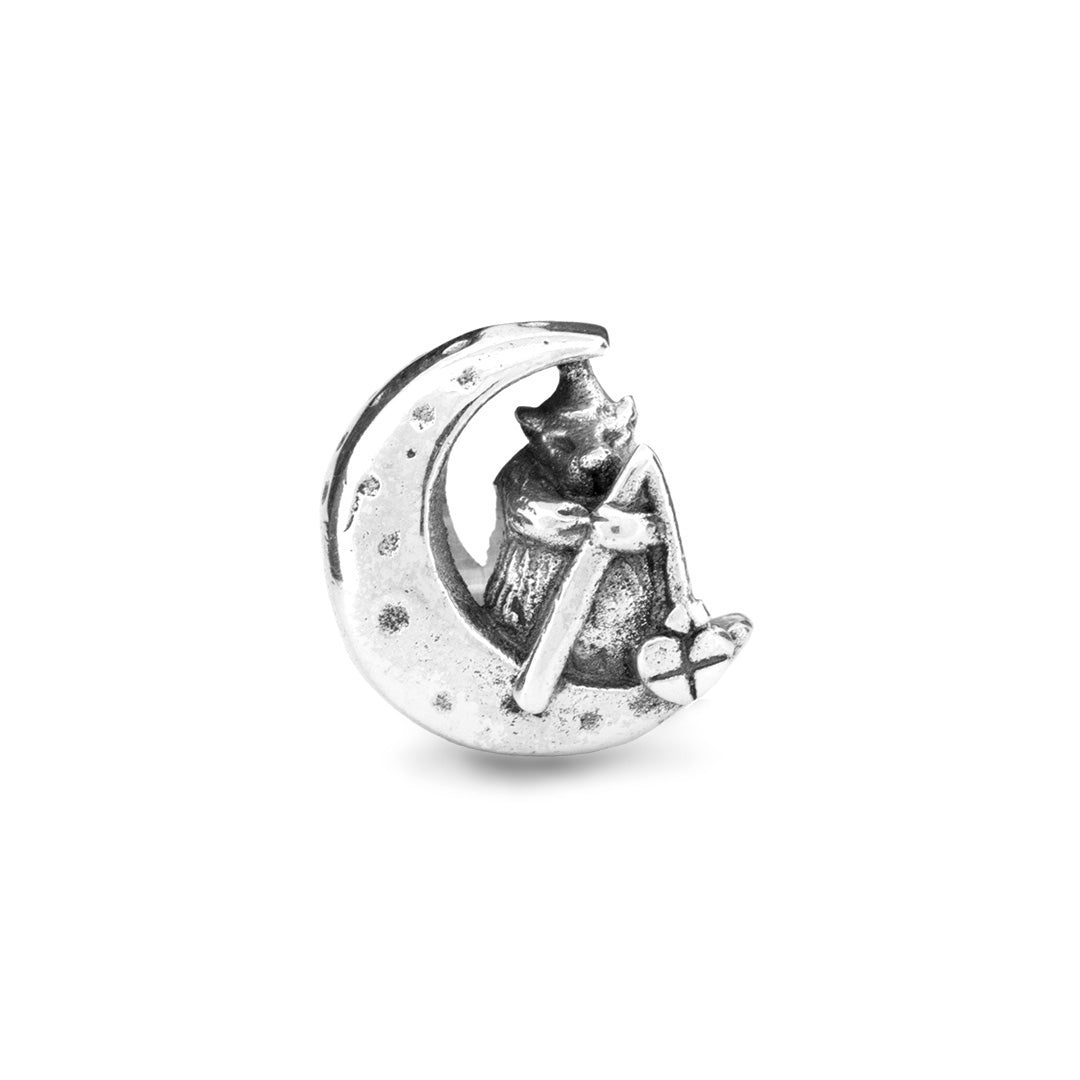 Black Raven Beads I Gift You The Moon silver sterling-silver Charm by The Alternative Bead. Your official Black Raven Beads Retailer from Germany