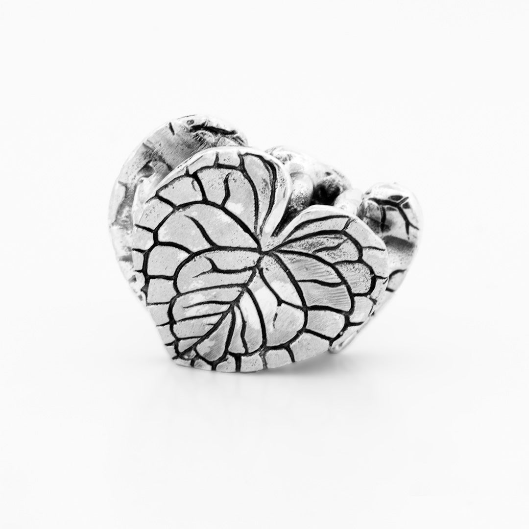 Black Raven Beads Anthurium silver sterling-silver Charm by The Alternative Bead. Your official Black Raven Beads Retailer from Germany