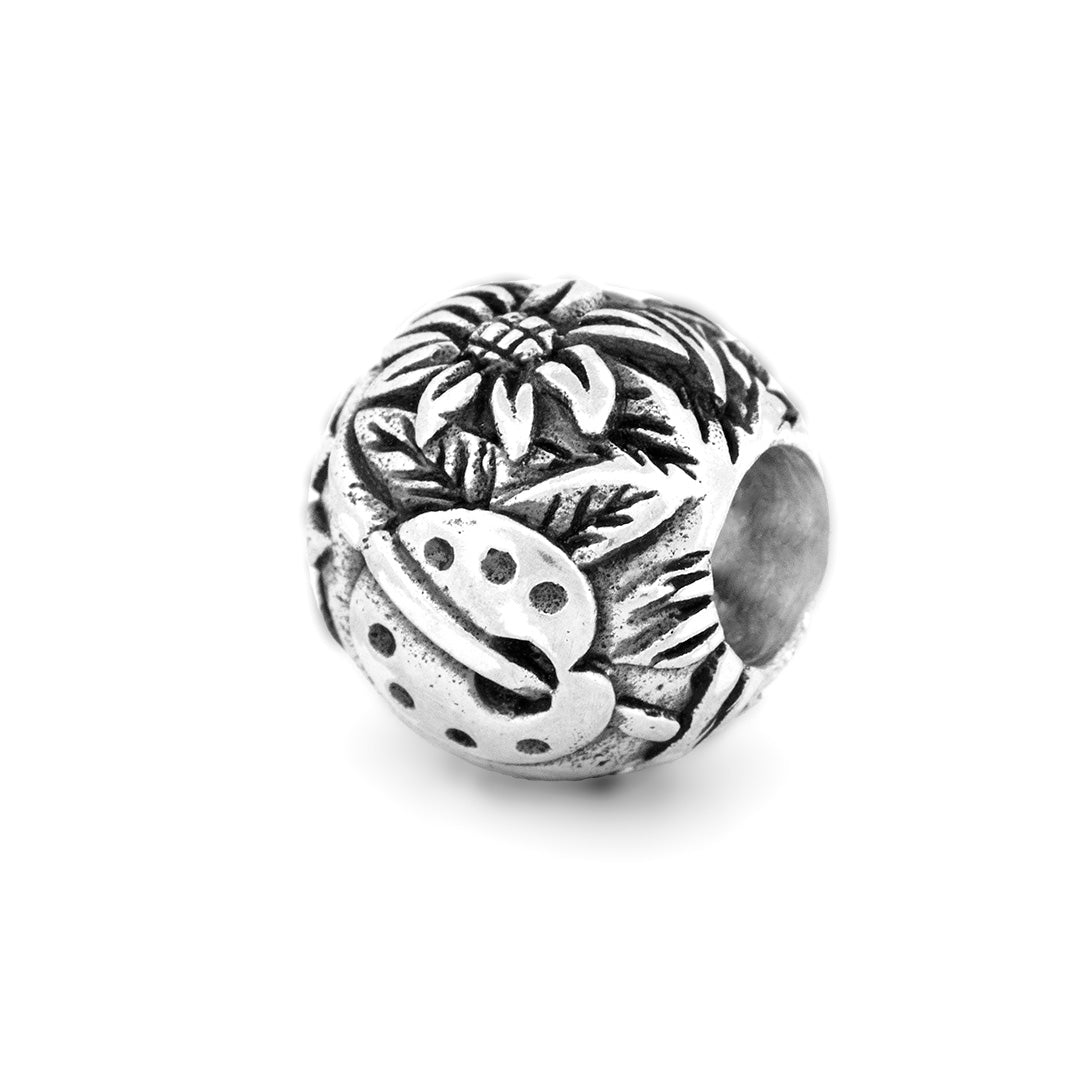 Black Raven Beads Van Gogh Sunflowers sterling-silver and glass Charm by The Alternative Bead. Your official Black Raven Beads Retailer from Germany